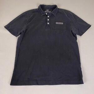 Chipotle Polo Shirt Men's Size XL Organic Cotton  Black Short Sleeve Logo Work*